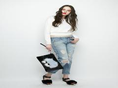 シンプル＆カラバリ◎jouetieのストレッチカラーちびニットで6コーデ♡