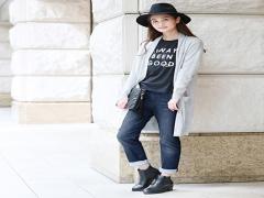 トレンドのロングカーデはGLOBAL WORKのパンツでクールにコーデ♡