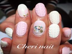 冬限定の女の子らしさを楽しみたい♡ざっくりニットの可愛さをネイルに