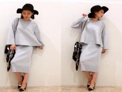 簡単なようで難しい子。ダサくならない“ニットアップ”の着こなしPOINT＊