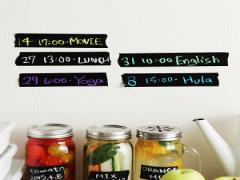 貼ったら即、黒板に！超使える「テープ黒板」おうちに1つ、マストバイ