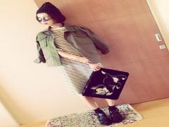 必ずおシャレに見えるカーキジャケットコーデ大公開！