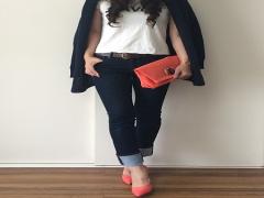 可愛くなれるニットカーディガンコーデ♡