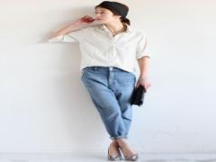 美脚効果に惚れぼれ…♡テーパードパンツON/OFF着まわし術！