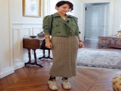 ＊ロング丈のスカートコーデはかっこよくも可愛くもキマる＊