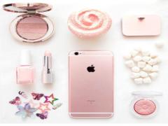 ローズゴールドで女子力を上げる！iPhoneとコスメをコーディネートしよう♡