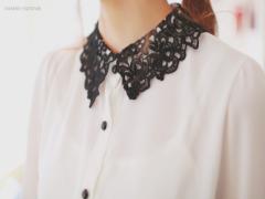 首元で上品さを演出♡デートにぴったり襟付きワンピースのコーディネート！