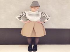 フレアデザインのアイテムで作るモテコーデで春を待つ♡