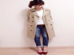 真冬までいける？可愛くぽかぽかトレンチコート最強説♡