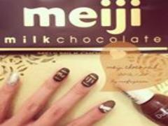 チョコを持つ手をちょこっと可愛く♡3つのチョコレートカラーネイル