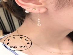 耳まで可愛く♡きらきら光るステキなピアスコーデ