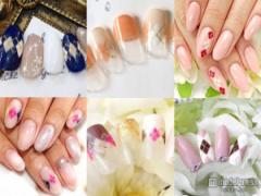 寒い時期は“アーガイル柄ネイル”で清楚なお嬢さん風に♪