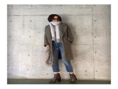 【今日の私服／松島花】アウターやマフラーでストレートラインを活かして