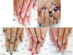 “細めフレンチ”で大人シンプルな指先を…♪