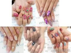 “マーブルネイル”はタッキー風にもオフィスにも！