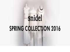 〈2016S/S〉春のトキメキをsnidelで感じる、スプリングcollection