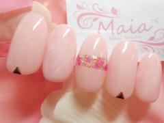 透ける、にじむ、淡い色味にきゅん♡シアーカラーの透明感ネイル