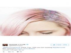 分け目ラメラメ“グリッタールーツ”ヘアって知ってる？フェスの新定番になる予感♡