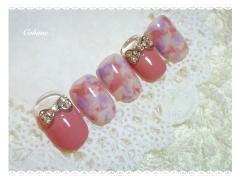 この上ない大人カワイイを指先に♡”ピンク大理石ネイル”カタログ