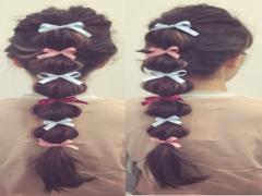 女の子の永遠のアイテム♡リボンで華やかコーディネート