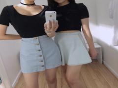 痩せられないから錯覚させる。台形ミニスカートでほっそり美脚を手に入れて