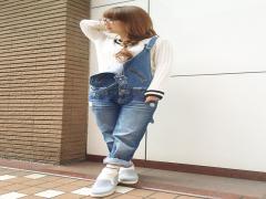 サロペット＆オーバーオールの着回しスタイル3選