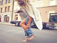 デニムはクールに着こなす。絶妙ダメージがツボなクラッシュデニムスタイル