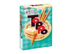 トッポ、「レアチーズケーキ」味登場　春らしい爽やかな味わい