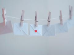 チョコと一緒に「好き。」を伝える、ラブレターネイル＠バレンタイン