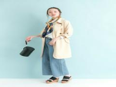 ふんわり柔らか♡シルクスカーフを取り入れてコーデ力をアップ