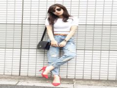 究極の女らしさは足元から♡リエンダのパンプスで春色コーデ