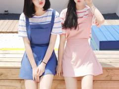 アクティブ服も可愛くね♡サロペットスカートの着こなし5パターン