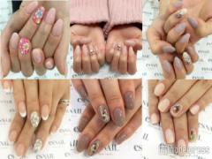 今どきシンプルネイルは1点豪華主義で華やかに！