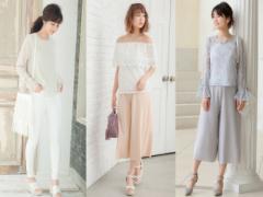 透け感レーストップスでつくる旬の「ピュアフェミニン」コーデに注目！