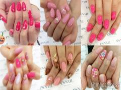 ネイルでお花見気分！春のピンクネイル6選