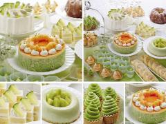 【池袋】黄金に艶めく、みずみずしいメロン♡初夏のスイーツフェア開催