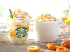 スタバの新作みたい♡アプリコット＆オレンジコスメで春のジューシーメイク