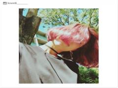 ラブリ、ド派手ピンクヘアに「かわいすぎる」の声