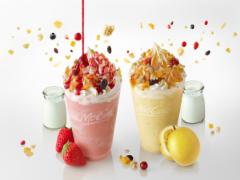 マックカフェ初ヨーグルトとフルーツの爽やかドリンク登場
