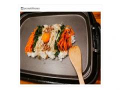 木下優樹菜が作るホットプレートビビンパが美味しそう！