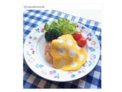 どうやって作るの？水玉オムライスが凄い＜簡単レシピ＞