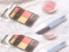 流行りは安く揃えたいの♡プチプラで買える"メロン色コスメ"で旬顔に。