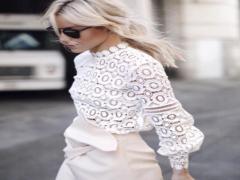 肌見せ編み目が夏っぽい♡クロッシェネイルデザインで指先にも‘透け感’を