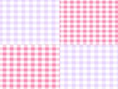 かわいい王道デザイン！ガーリー度120％なギンガムチェックネイルカタログ