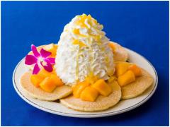 Eggs'n Things×森永乳業＊ふわふわ軽い「マンゴーパンケーキwithエアーチーズケーキ」