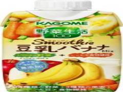 野菜生活100 smoothieから”豆乳バナナ”が新登場！14種の野菜と3種の果物を楽しんで♪
