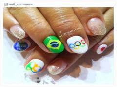 もうすぐオリンピック開幕。“オリンピックネイル”で頑張れニッポン！