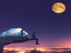 【葛西臨海公園】満天の夜空の下でゴロンと楽しむ、“ねぶくろシネマ”が開催