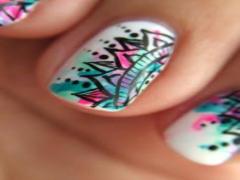 貼るだけで簡単かわいい♡初心者でも出来ちゃう「マスキングテープ」ネイルデザイン集