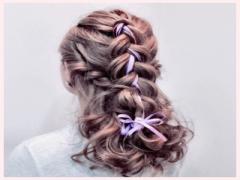 レースアップヘアでお姫様になる♡リボンは女の子だけの特権アレンジなの